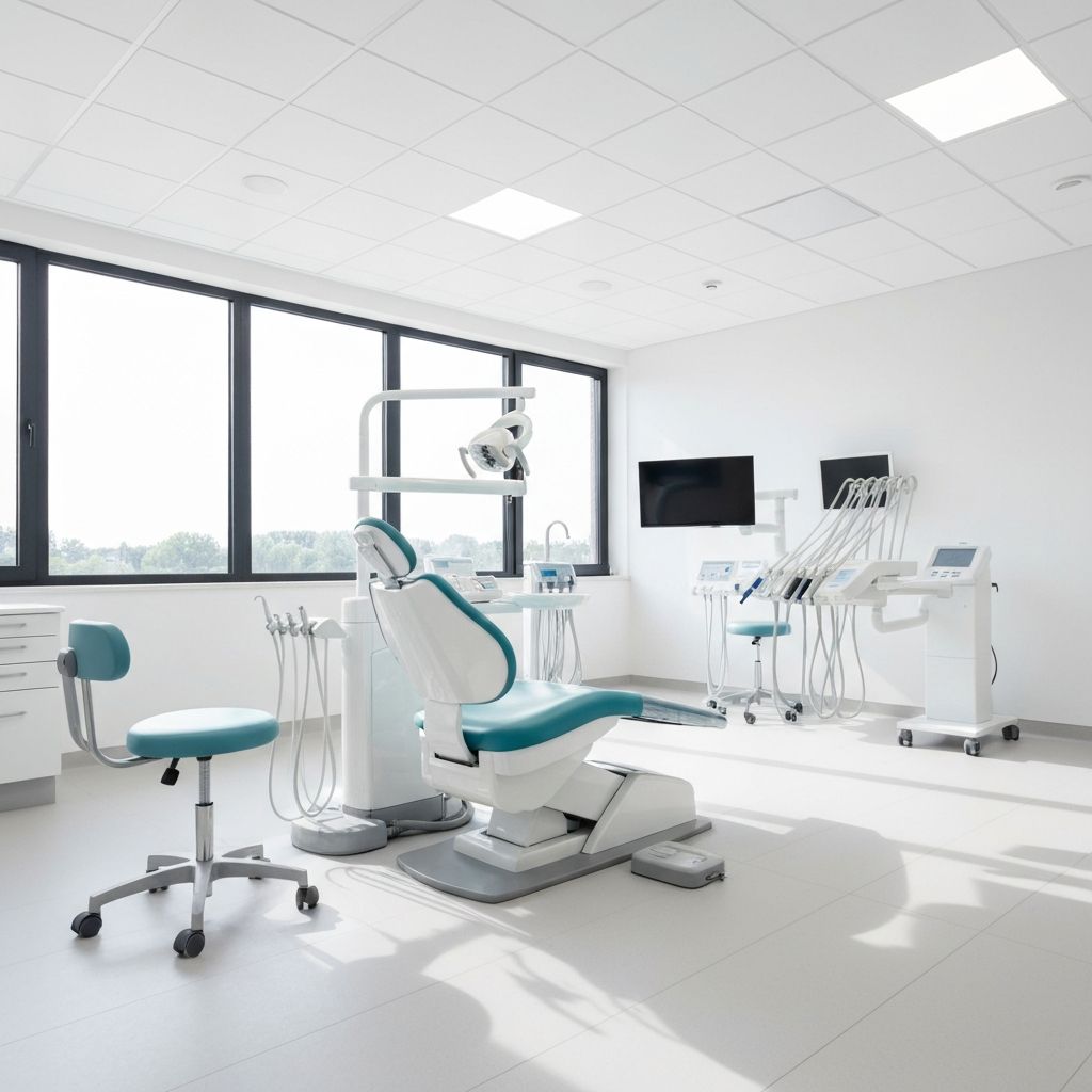 Interior da clínica dentária